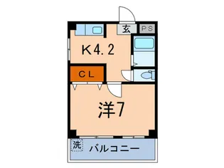 ビュ-ハイム千石【1階】の間取り