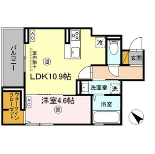 千葉県市原市八幡【アパート】の間取り