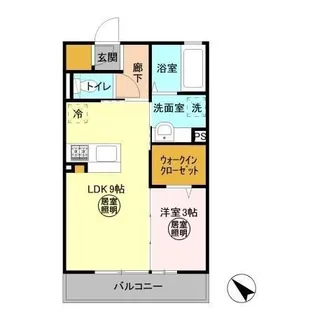 パークドオートム C【2階】の間取り