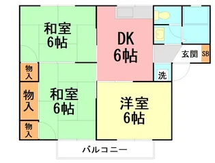 シャトレー森戸【2階】の間取り