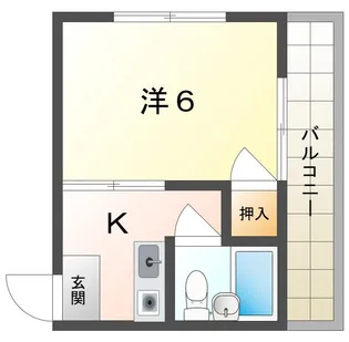 シャルマン南野【3階】の間取り