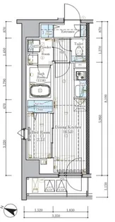 ミライズ横濱SOUTHレジデンス【2階】の間取り