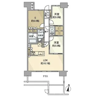 イニシア八王子明神町【1階】の間取り