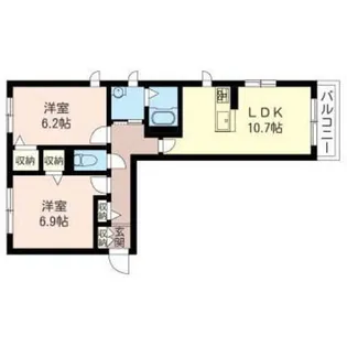 リヴェール【2階】の間取り