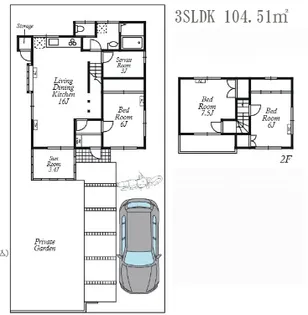 東京都目黒区八雲4【一戸建】の間取り