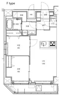 レアライズ町屋【6階】の間取り