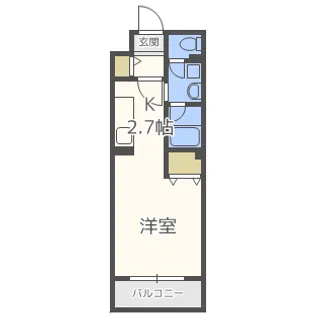 東洋ハイツB棟【4階】の間取り