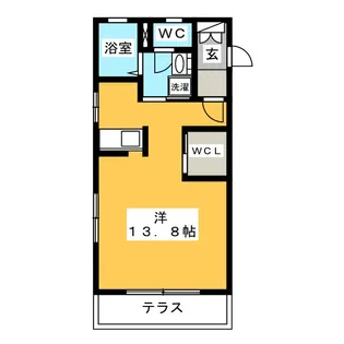 ディアスTSURUMAI【1階】の間取り