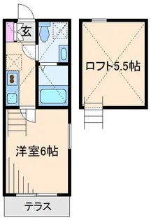 ピノ・ノワール綱島【1階】の間取り
