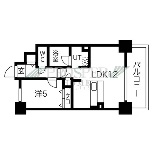 アリエッタ南巽【7階】の間取り