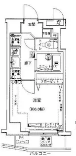 ヴェルト池袋ウエストフォート【8階】の間取り