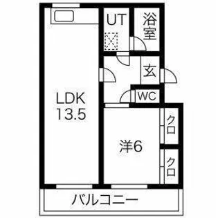 シェリールB【1階】の間取り