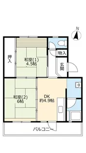 URひよどり台【1階】の間取り