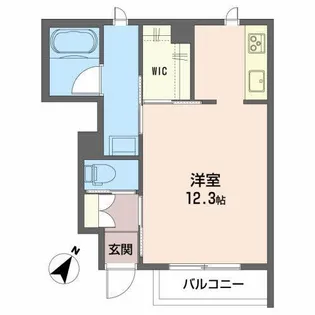 セルディーナ清水町【1階】の間取り