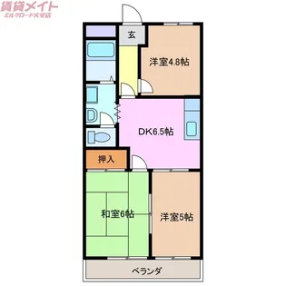 メゾンメイセツ【2階】の間取り