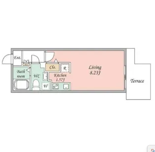 ブランシェ哲学堂通り【1階】の間取り