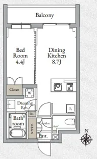 Live Casa千鳥町【2階】の間取り
