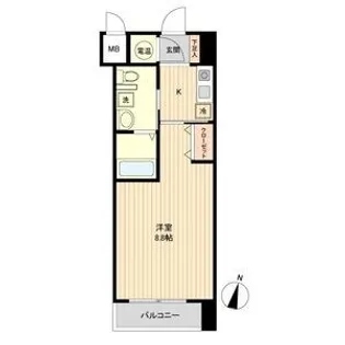 アントラ立町【5階】の間取り