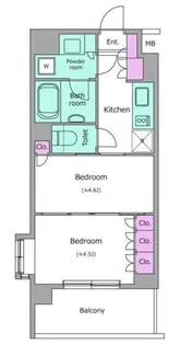 レジディア池袋【3階】の間取り