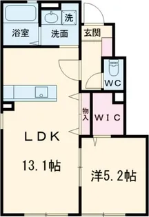 AceHaenosaki.A(エースハエノサキエー)【1階】の間取り