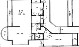 スペースパシフィー【2階】の間取り