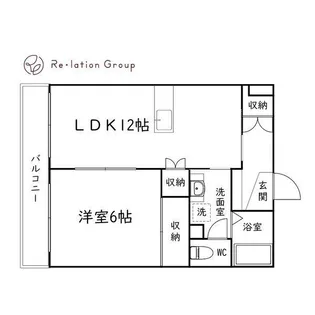 マンションリビエールI【4階】の間取り