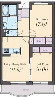 シンフォニア【4階】の間取り