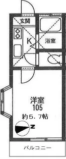 ホワイトハウス【2階】の間取り