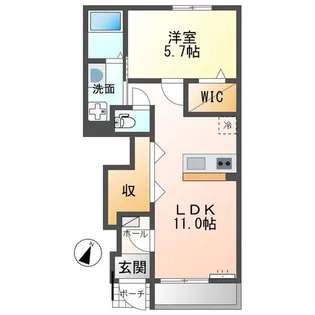 FOREST HOUSE【1階】の間取り