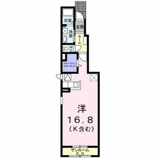 Fine 大村【1階】の間取り