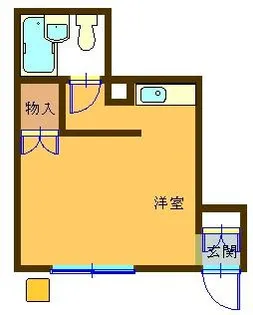 マメゾン羽根木【1階】の間取り