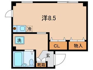 南元町コ-ポ【3階】の間取り