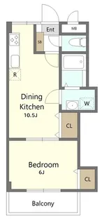 サニーパレス【2階】の間取り