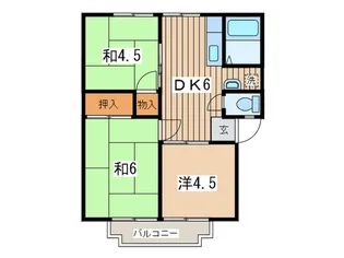 サンライズ葉山【2階】の間取り
