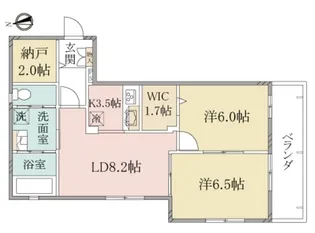 (シニア限定)ヘーベルヴィレッジ朝霞~ウェルコート朝霞~【3階】の間取り