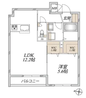 へーベルメゾン西巣鴨【3階】の間取り