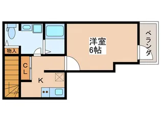 フォンテーヌ久我山【2階】の間取り