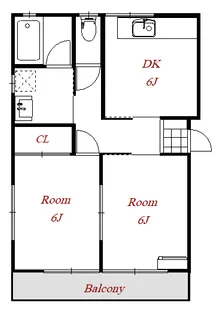 グランコート玉村【1階】の間取り