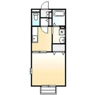 カーサ・ラ・コスタ【1階】の間取り