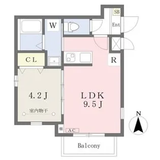Cherim黒川South【3階】の間取り