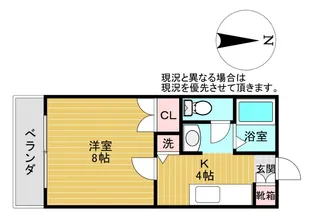 池田マンションB【3階】の間取り