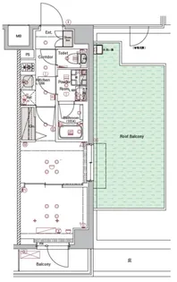 SYFORME KAWASAKI-IKEDA【4階】の間取り