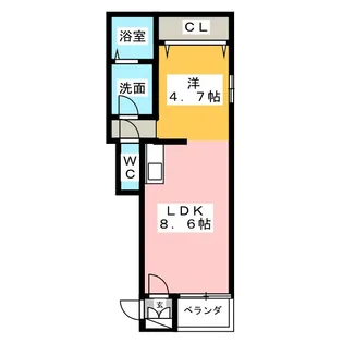 ルミナス野並【1階】の間取り