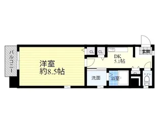 トレステーラシャングリラ【5階】の間取り