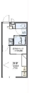 レオパレス月花園【2階】の間取り