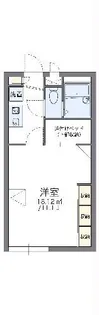 レオパレスAZZURRO【1階】の間取り