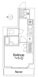 ヴァレッシア荻窪シティ【2階】の間取り