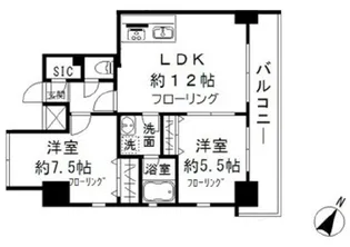 エレンシアK小岩【9階】の間取り