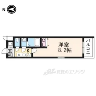アジュールメゾン十条【1階】の間取り