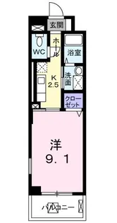 グラン ブル【1階】の間取り